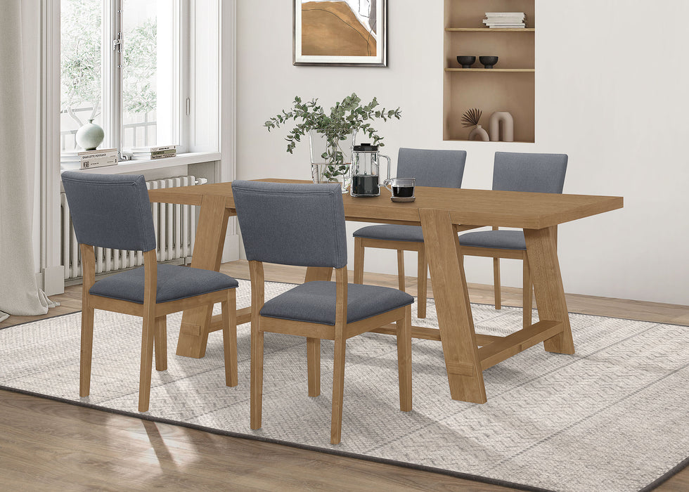 Sharon 5 Pc Dining Sets Gray - Visions in Furniture (La Mirada, CA)