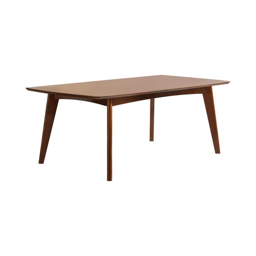 Malone Rectangular Dining Table Dark Walnut - Visions in Furniture (La Mirada, CA)