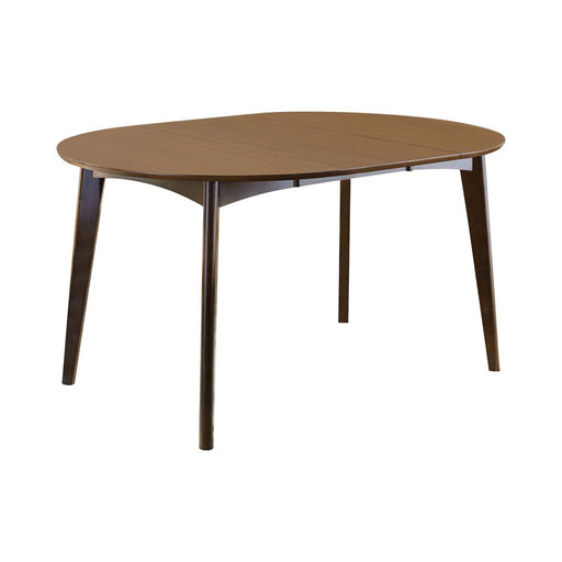 Jedda Oval Dining Table Dark Walnut - Visions in Furniture (La Mirada, CA)