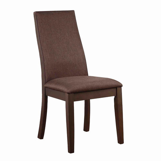 Spring Creek Upholstered Side Chairs Rich Cocoa Brown (Set of 2) - Visions in Furniture (La Mirada, CA)