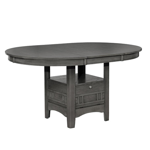 Lavon Dining Table with Storage Medium Grey - Visions in Furniture (La Mirada, CA)