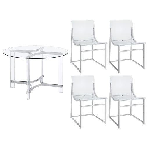 Keeling 5 Pc Dining Set - Visions in Furniture (La Mirada, CA)