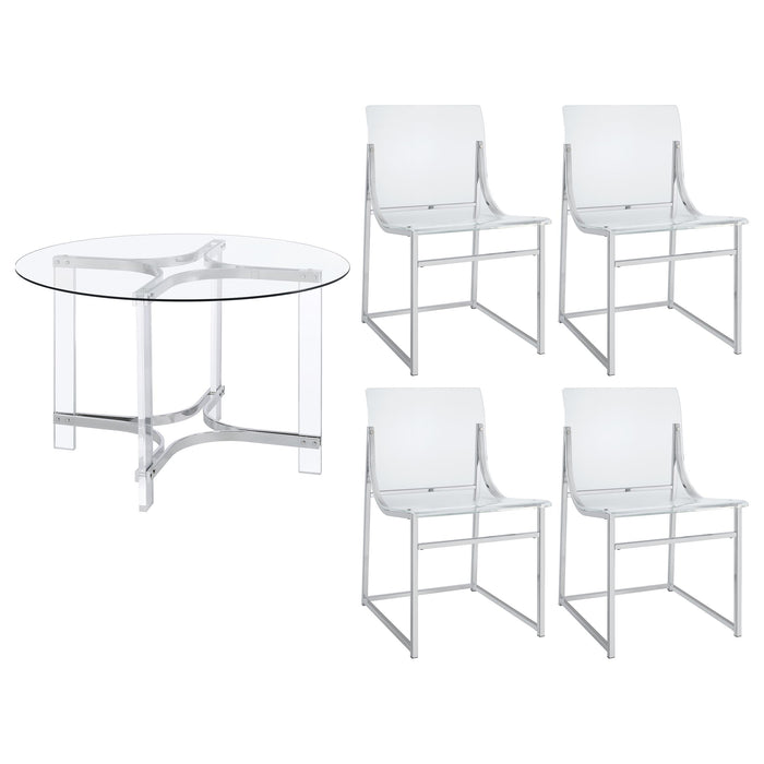 Keeling 5 Pc Dining Set - Visions in Furniture (La Mirada, CA)