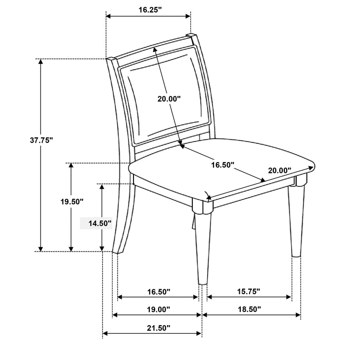 Onslow 5 Pc Dining Set - Visions in Furniture (La Mirada, CA)