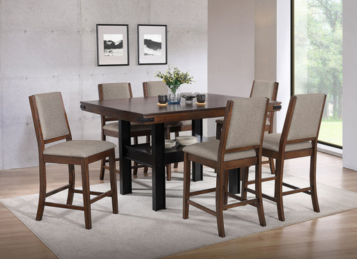Patterson 7 Pc Counter Height Dining Set - Visions in Furniture (La Mirada, CA)