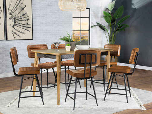 Partridge 7 Pc Counter Height Dining Set - Visions in Furniture (La Mirada, CA)