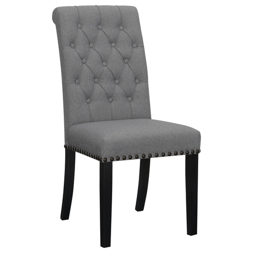 Alana Upholstered Tufted Side Chairs with Nailhead Trim (Set of 2) - Visions in Furniture (La Mirada, CA)