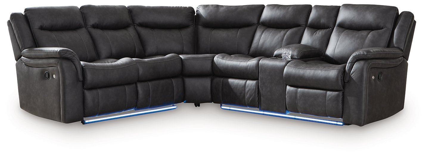 Sultan Meadow Reclining Sectional - Visions in Furniture (La Mirada, CA)