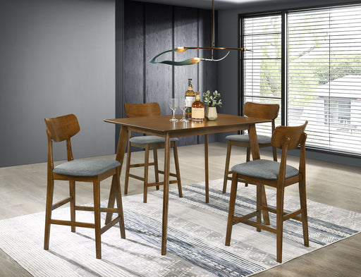 Robbie 5 Pc Counter Height Dining Set - Visions in Furniture (La Mirada, CA)