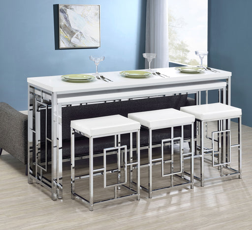 Jackson 5 Pc Counter Height Dining Set - Visions in Furniture (La Mirada, CA)