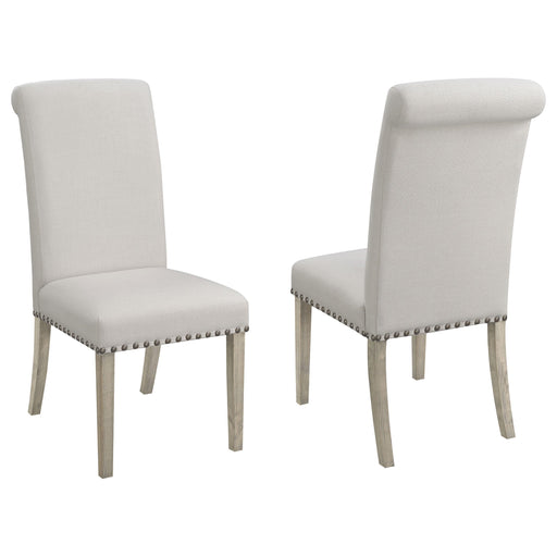 Salem Upholstered Side Chairs Rustic Smoke and Grey (Set of 2) - Visions in Furniture (La Mirada, CA)