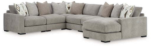 Aslan Court Sectional with Chaise - Visions in Furniture (La Mirada, CA)