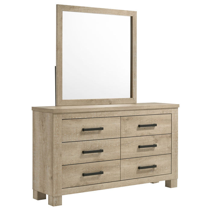 Oakglen Dresser With Mirrors - Visions in Furniture (La Mirada, CA)