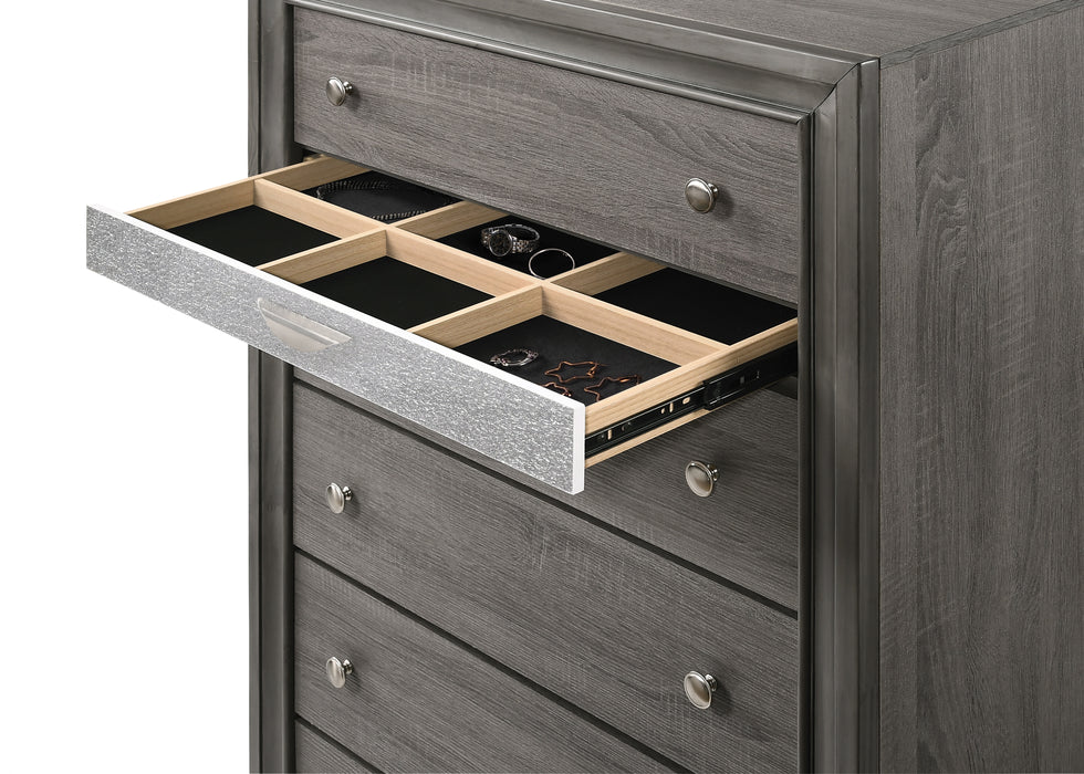 Naima Gray Chest - Visions in Furniture (La Mirada, CA)