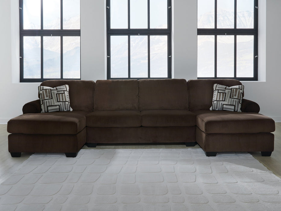 Kimlee Sectional with Double Chaise - Visions in Furniture (La Mirada, CA)