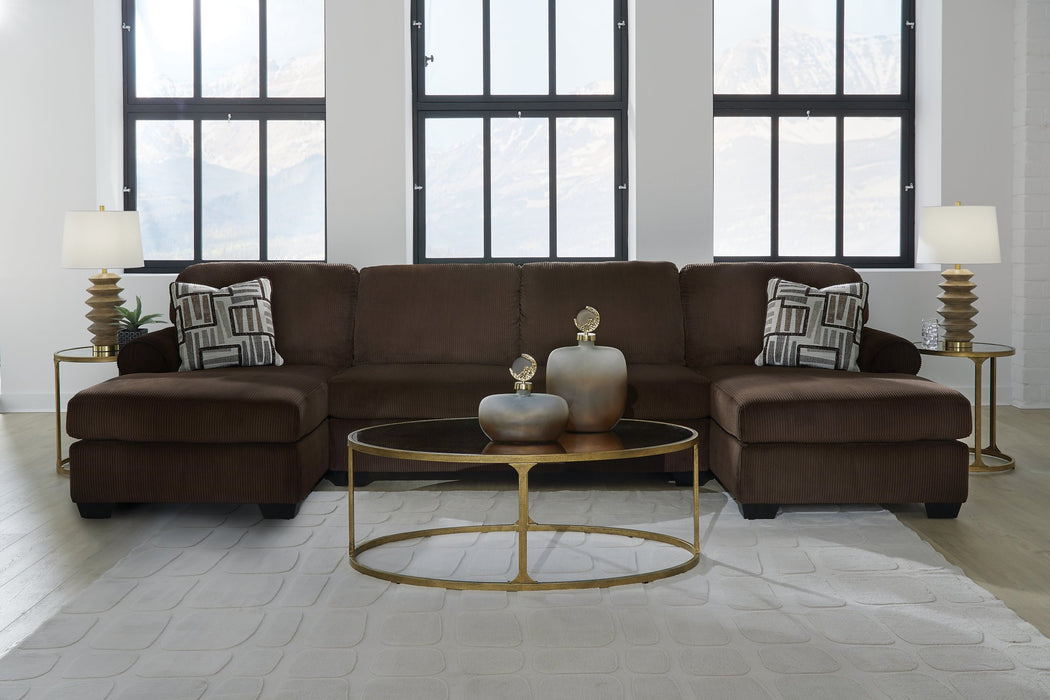Kimlee Sectional with Double Chaise - Visions in Furniture (La Mirada, CA)