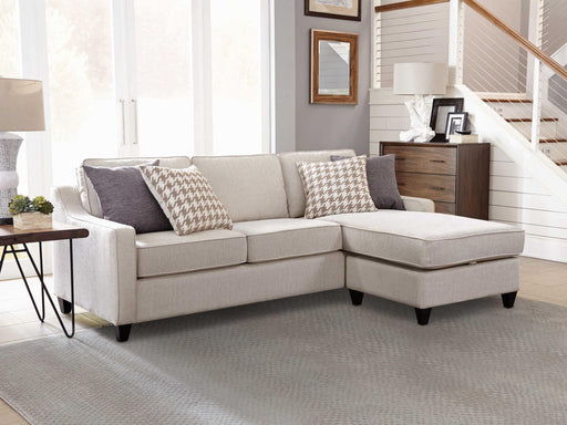 Mcloughlin Upholstered Sectional Platinum - Visions in Furniture (La Mirada, CA)
