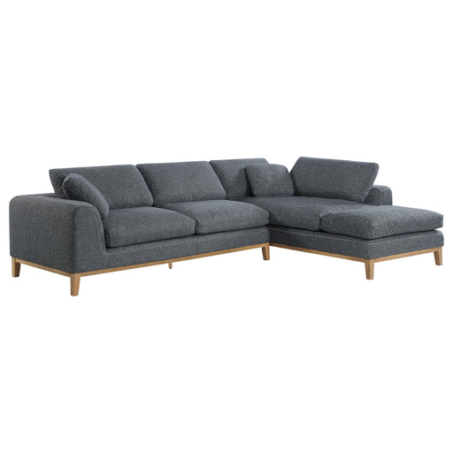 Persia 2-piece Modular Sectional Grey - Visions in Furniture (La Mirada, CA)