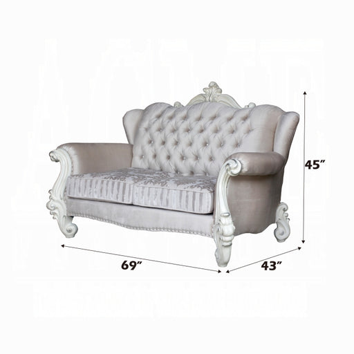 Versailles Loveseat With Pillows - Visions in Furniture (La Mirada, CA)