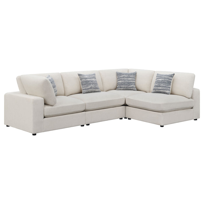 Serene 4 Pc Sectional Beige - Visions in Furniture (La Mirada, CA)