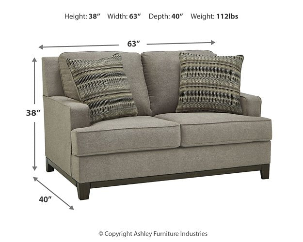 Kaywood Loveseat - Visions in Furniture (La Mirada, CA)