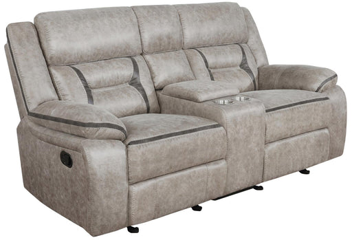 Greer Upholstered Tufted Back Glider Loveseat - Visions in Furniture (La Mirada, CA)