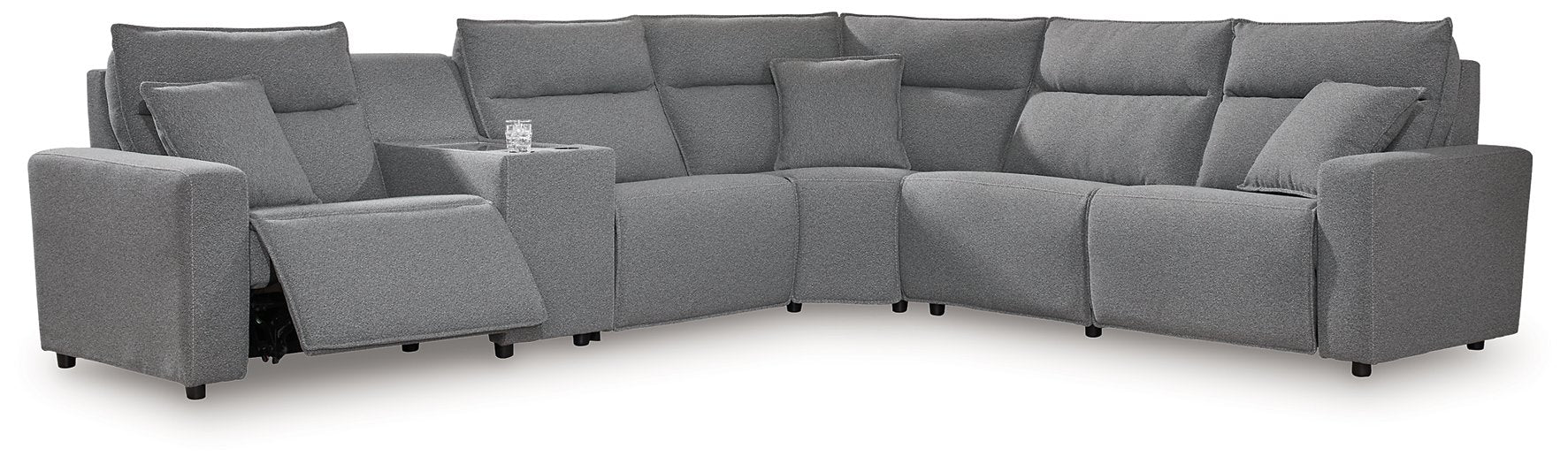 Modmax Reclining Sectional with Console - Visions in Furniture (La Mirada, CA)