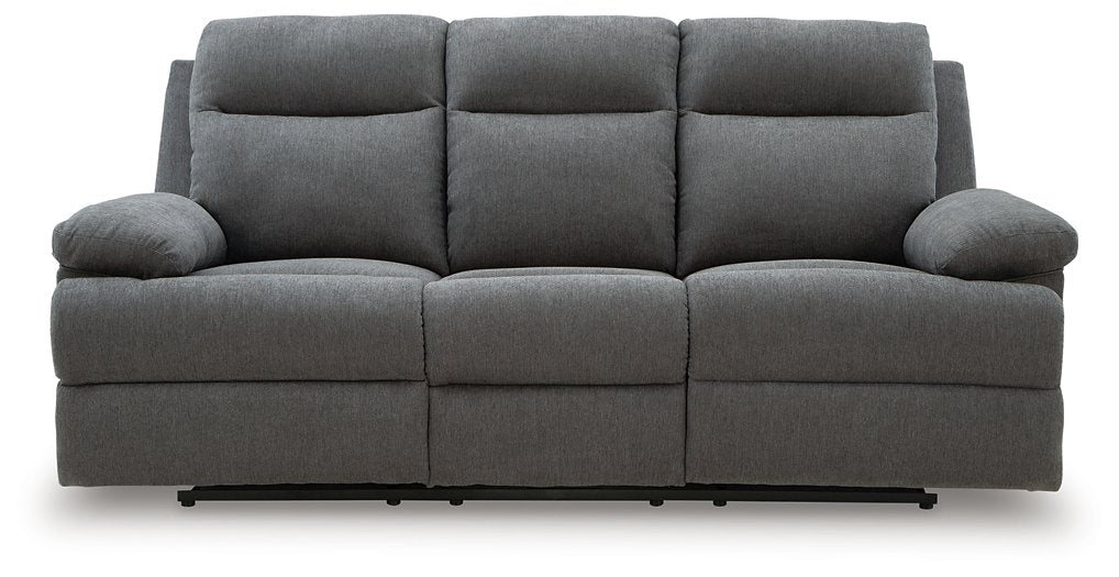 Side-Swipe Reclining Sofa with Drop Down Table - Visions in Furniture (La Mirada, CA)