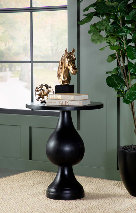 Dianella Round Pedestal Accent Table - Visions in Furniture (La Mirada, CA)