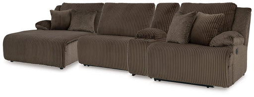 Top Tier Reclining Sectional with Chaise - Visions in Furniture (La Mirada, CA)