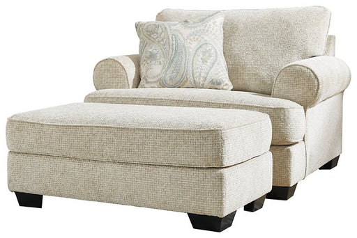 Monaghan Oversized Chair and Ottoman - Visions in Furniture (La Mirada, CA)