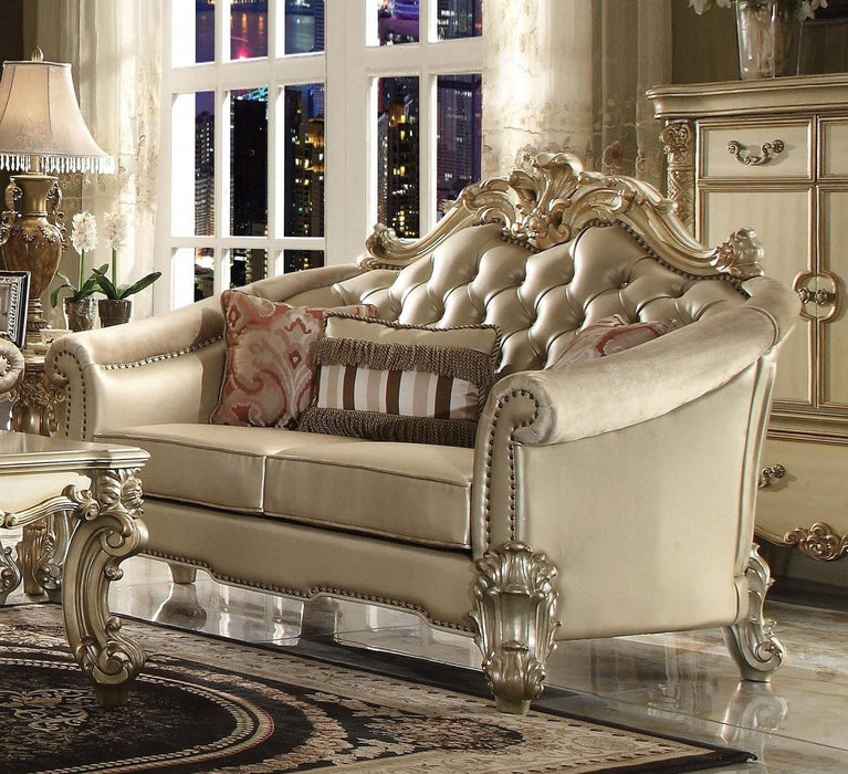 Acme Dresden Loveseat in Gold Patina 53121 - Visions in Furniture (La Mirada, CA)