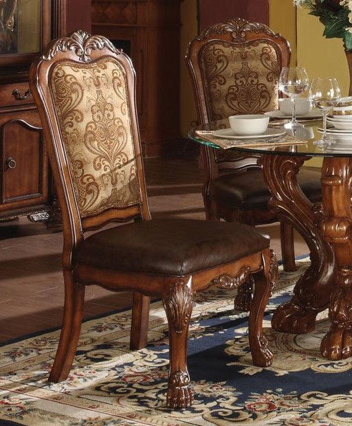 Acme Dresden Side Chairs in Cherry 60012 (Set of 2) - Visions in Furniture (La Mirada, CA)