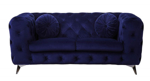 Acme Furniture Atronia Loveseat in Blue 54901 - Visions in Furniture (La Mirada, CA)