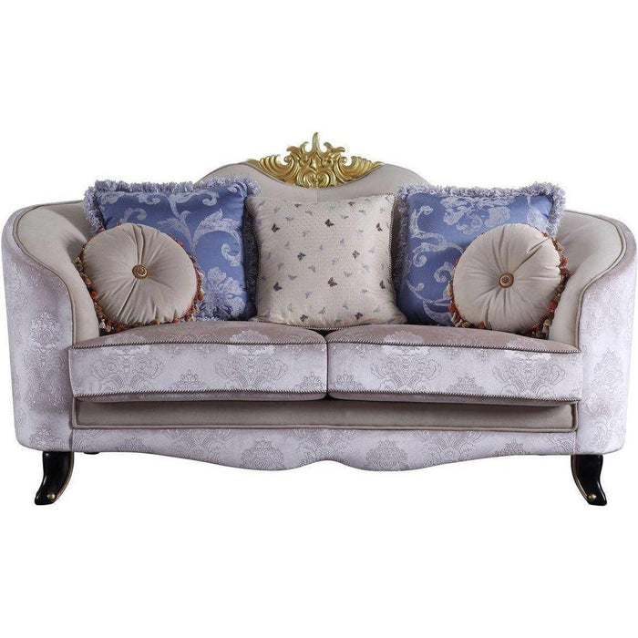 Acme Furniture Sheridan Loveseat in Cream 53946 - Visions in Furniture (La Mirada, CA)