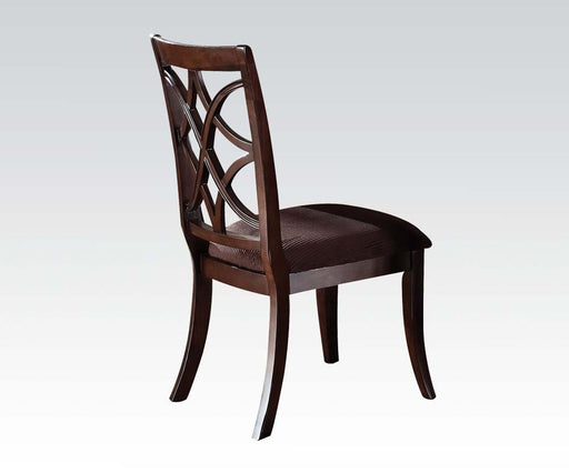 Acme Keenan Dining Side Chairs (Set of 2) in Dark Walnut 60257 - Visions in Furniture (La Mirada, CA)