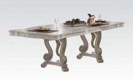 Acme Ragenardus Rectangular Dining Table in Antique White 61280 - Visions in Furniture (La Mirada, CA)