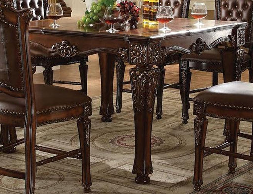 Acme Vendome Square Counter Height Table in Cherry 62025 CLOSEOUT - Visions in Furniture (La Mirada, CA)