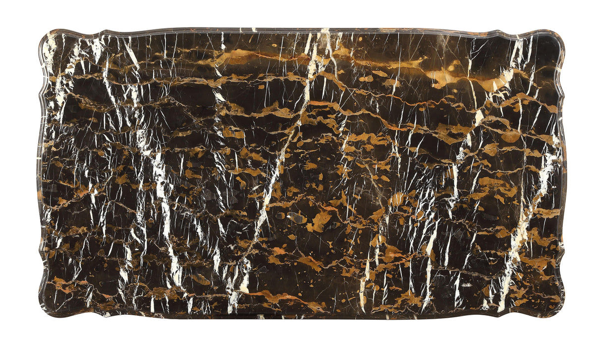 Forsythia Marble & Walnut Coffee Table - Visions in Furniture (La Mirada, CA)