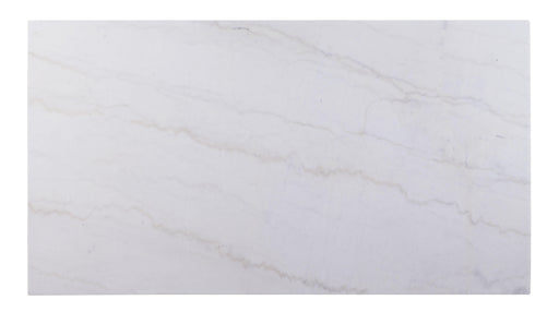 Gerardo White Marble & Weathered Espresso Dining Table - Visions in Furniture (La Mirada, CA)