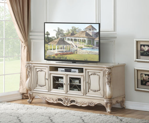 Gorsedd Antique White TV Stand - Visions in Furniture (La Mirada, CA)