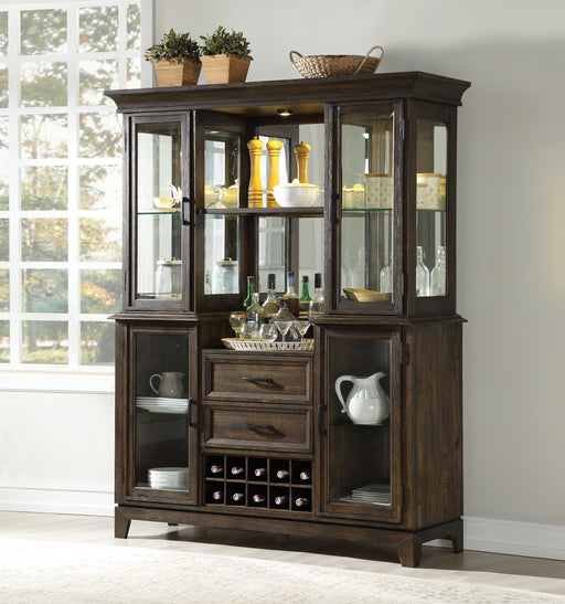Jameson Espresso Hutch & Buffet - Visions in Furniture (La Mirada, CA)