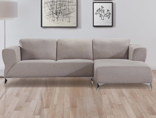 Josiah Sand Fabric Sectional Sofa - Visions in Furniture (La Mirada, CA)