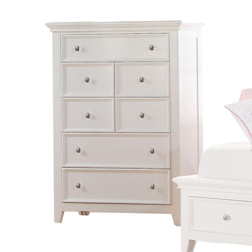 Lacey White Chest - Visions in Furniture (La Mirada, CA)