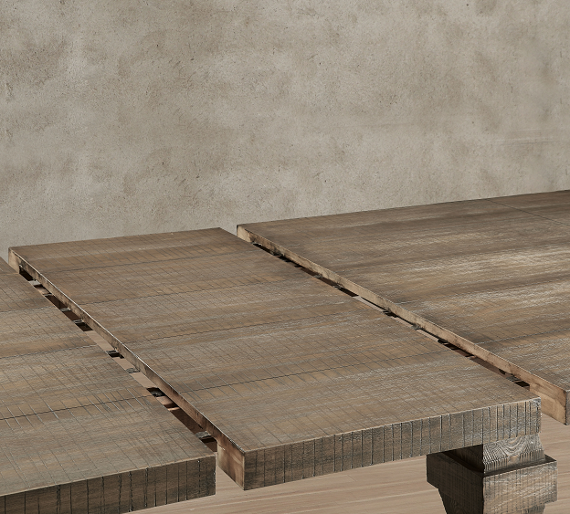 Landon Salvage Brown Dining Table - Visions in Furniture (La Mirada, CA)