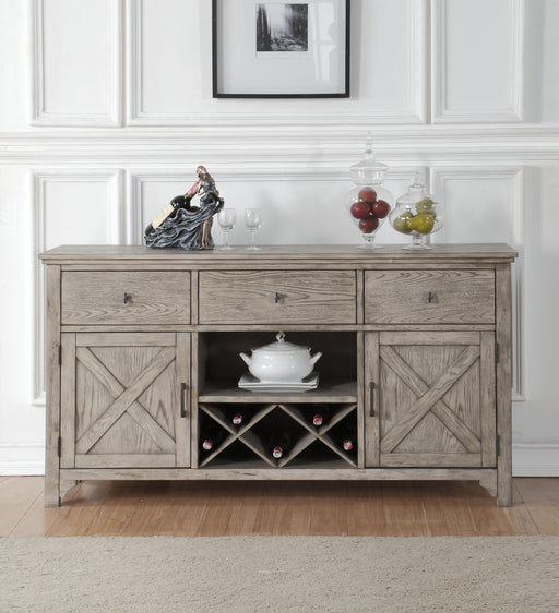 Rocky Gray Oak Server - Visions in Furniture (La Mirada, CA)
