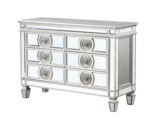 Varian Mirrored & Antique Platinum Server - Visions in Furniture (La Mirada, CA)