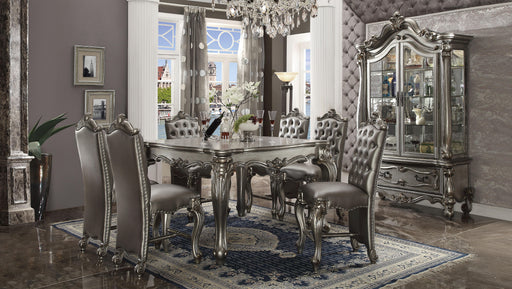 Versailles Antique Platinum Counter Height Table - Visions in Furniture (La Mirada, CA)