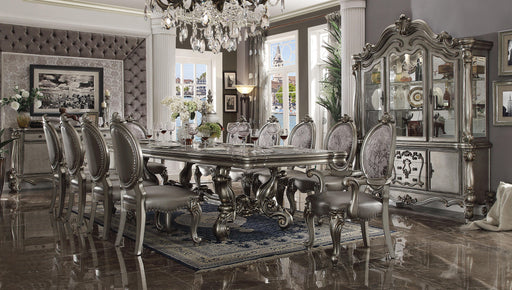 Versailles Antique Platinum Dining Table - Visions in Furniture (La Mirada, CA)