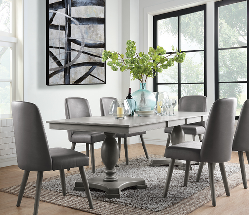 Waylon Gray Oak Dining Table - Visions in Furniture (La Mirada, CA)